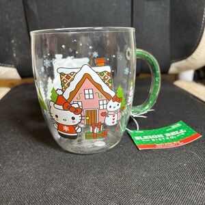 Hello Kitty gingerbread Christmas Mug NWT